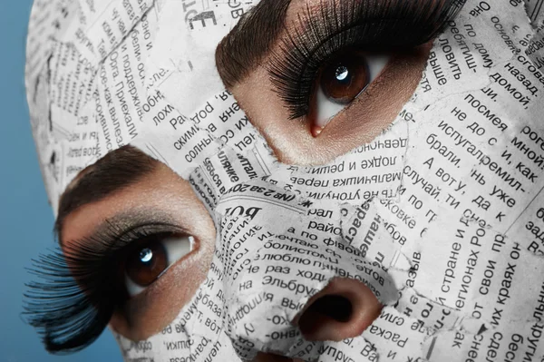 Girl with long Eyelashes — Stock Photo, Image