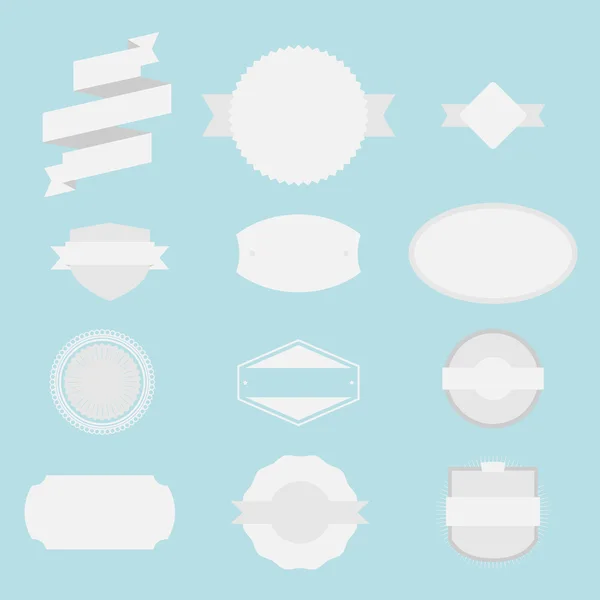 Blank vector Labels Set — Stock Vector