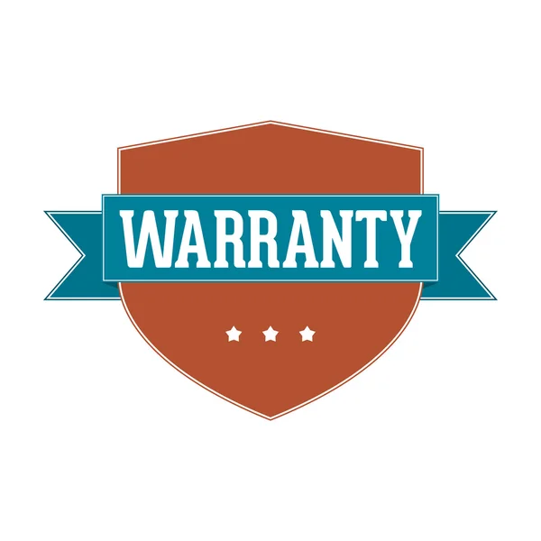 Vintage Label - Warranty — Stock Photo, Image