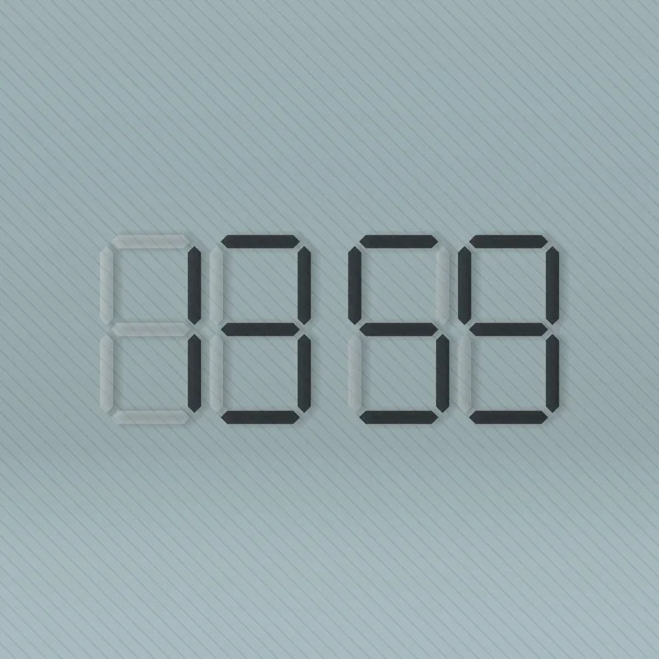 Black digital Clock — Stock Photo, Image