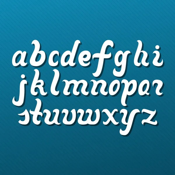 Malá abeceda písmen — Stock fotografie