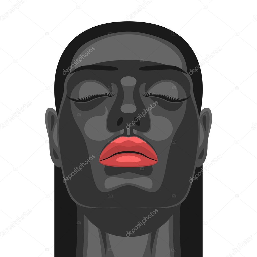 終於畫到夢寐以求的👧🏿黑美人Model👩🏽 •亞洲人化妝注重白！透！亮！遮瑕！年輕感！自然感！調眼型！擁有大而雪亮的眼睛～為人生終極目標！！💖  •白皮膚的歪國人妝感則以, image size:1024x1024