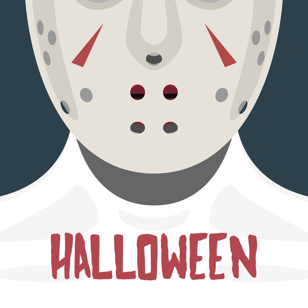 Female with Hockey Mask