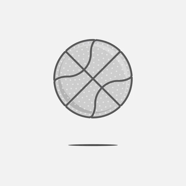 Logo de balle de basket-ball dribble — Photo