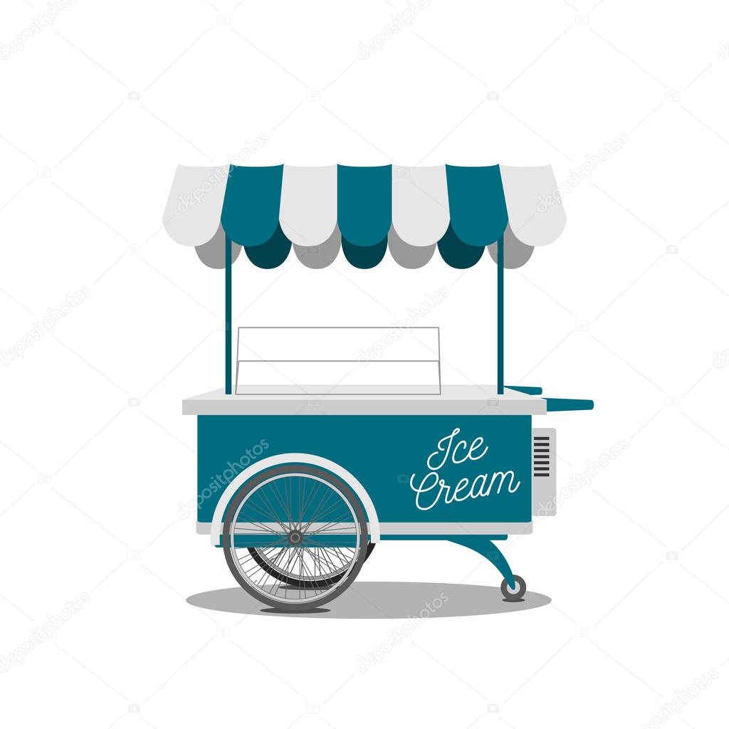 Ice-Cream Shop on Wheels for your Design