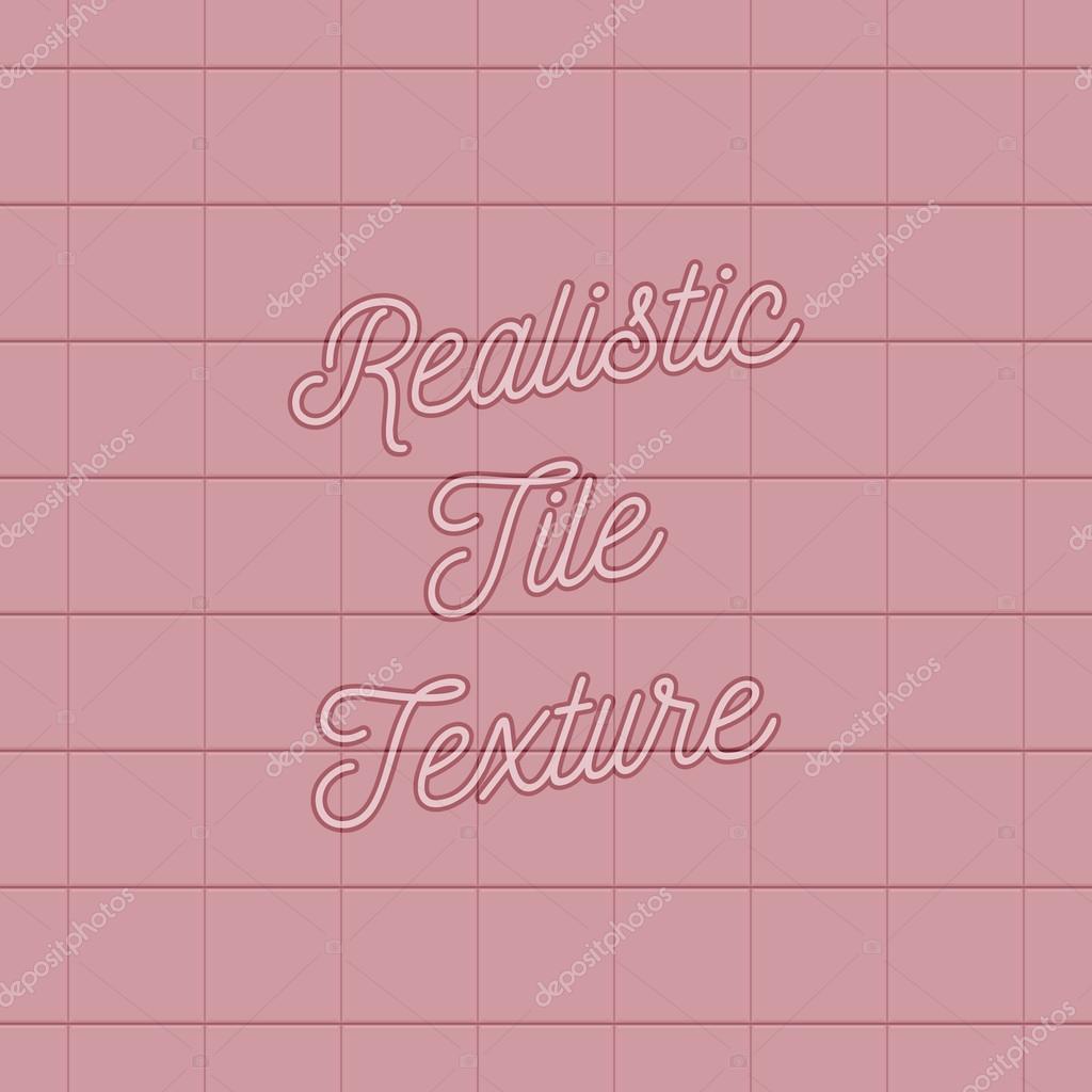 Realistic Vector Pink Tile Texture For Wall Stock Realistic Vector Pink Tile Texture For Wall Stock