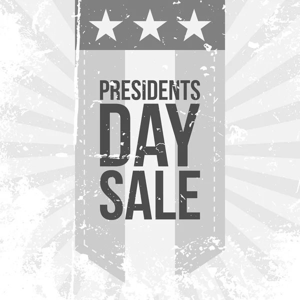 Presidents Day Sale Label — Stock Vector