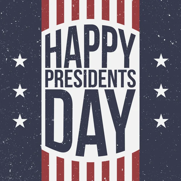 Happy Presidents Day patriotic Background — Vector de stoc