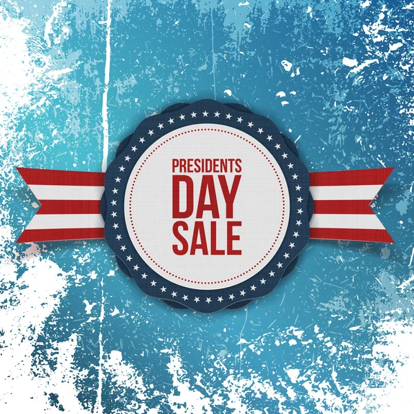 Presidents Day Sale american Holiday Banner — Stock Vector