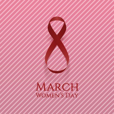 Bayan gün kırmızı kağıt şerit kıvrık