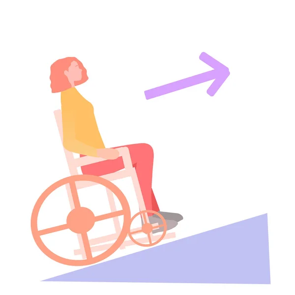 Étapes Spéciales Pour Les Personnes Handicapées Graphiques Vectoriels — Image vectorielle