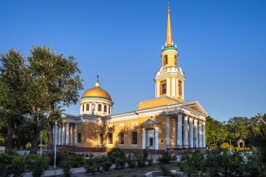 Şekil değiştirme Katedrali, Yavornytsky Caddesi, Taras G. Shch. Park, Manastır Adası, Sicheslavskaya Embankment, Dnipropetrovsk (Dnipro), Ukrayna