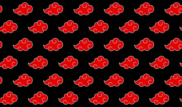 akatsuki vermelho nuvens jérsei Projeto roupa de esporte fundo 26405410  Vetor no Vecteezy