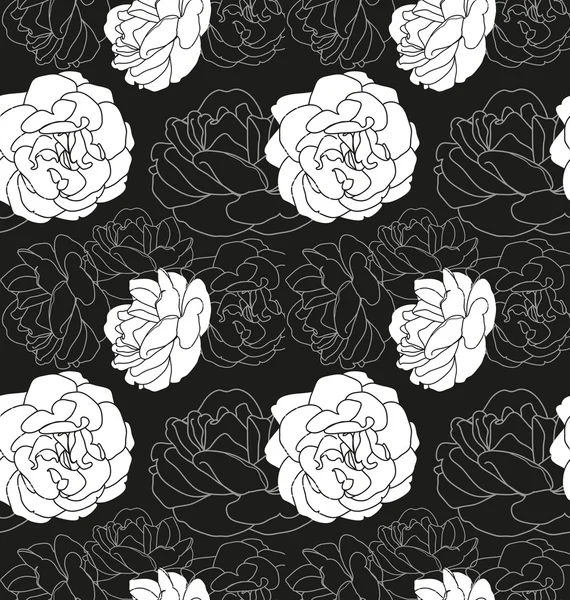 Floral seamless pattern — Stock Vector