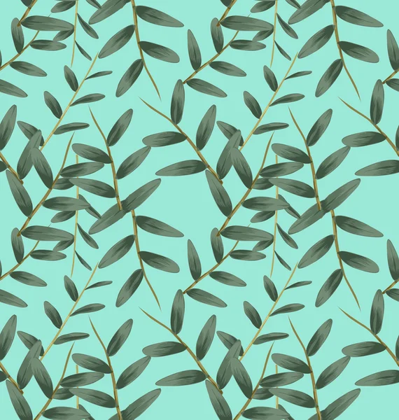 Floral naadloze patroon — Stockvector