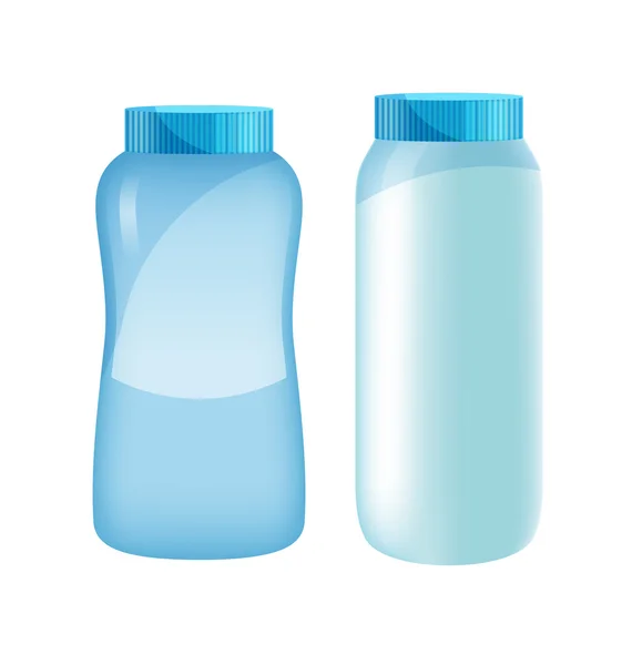 Zestaw butelek w proszku — Wektor stockowy