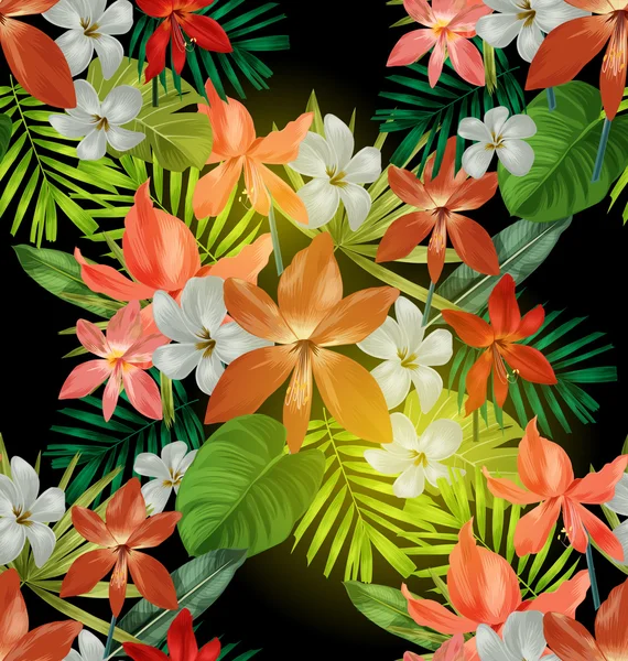 Patrón sin costura floral — Vector de stock