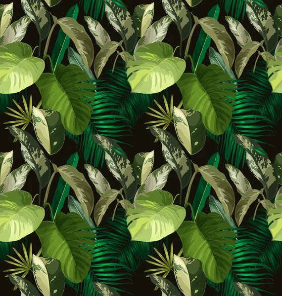 tropikal yaprak desen