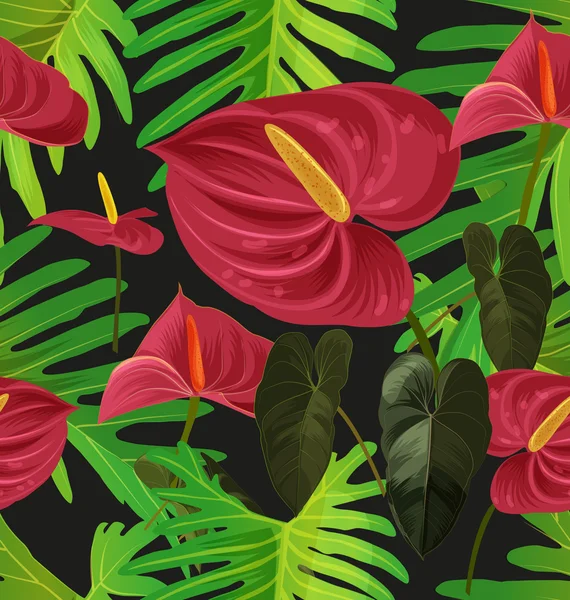 Patrón sin costura floral — Vector de stock