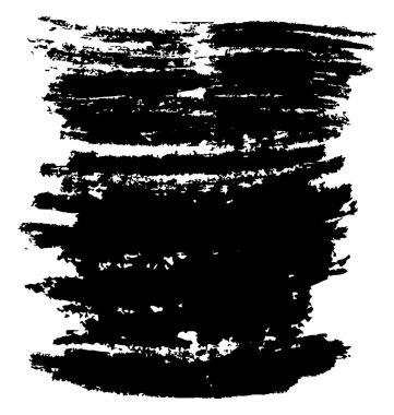 siyah fırça darbesi