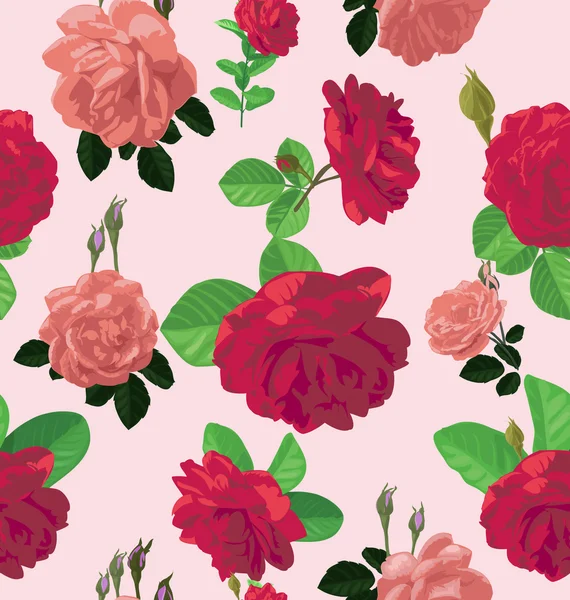 Modèle sans couture rose — Image vectorielle