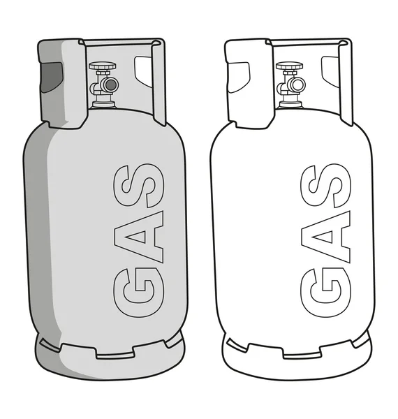 Depósito de gas — Archivo Imágenes Vectoriales