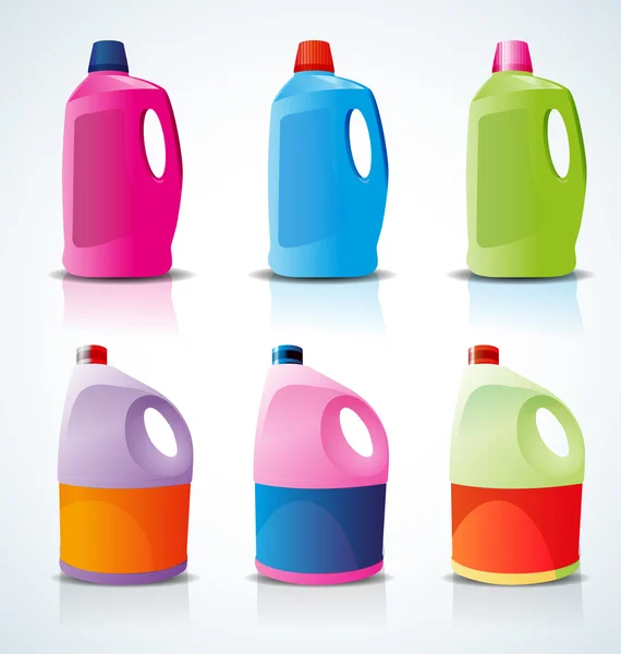 Frasco de detergente — Vector de stock
