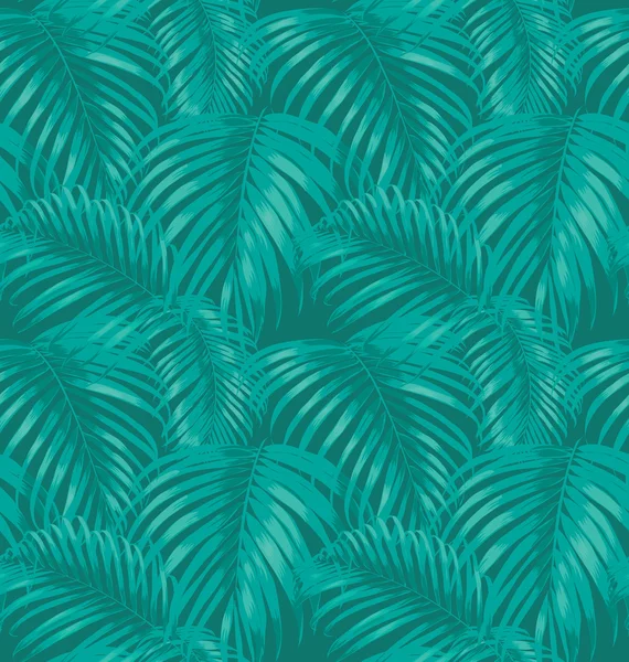 Tropical leaves pattern Stock Illustration