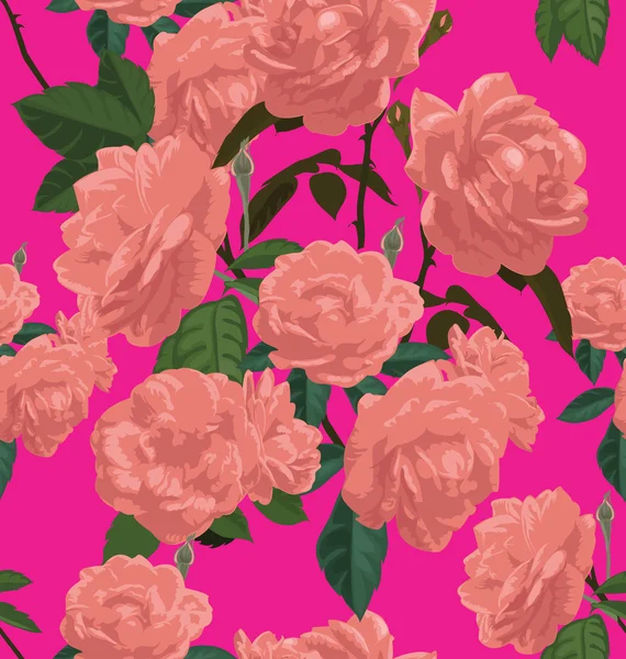 Modèle sans couture rose — Image vectorielle