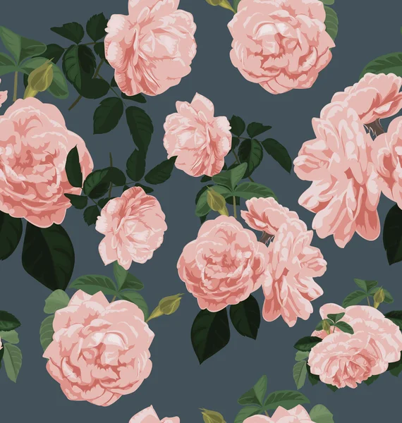 Gül çiçek seamless modeli