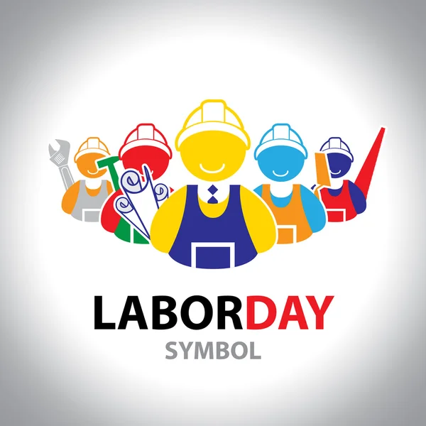 Labor symbol icon. Vector design. Labor day concept — Stock Vector