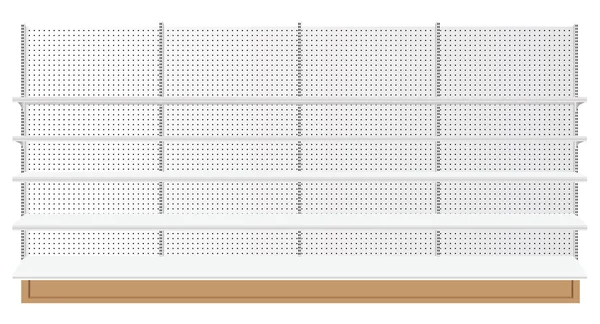 Scaffale del supermercato. Vettore. illustrazione — Vettoriale Stock