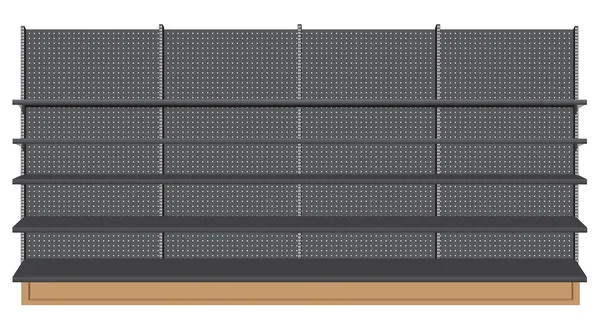 Étagère de supermarché. Vecteur. illustration — Image vectorielle
