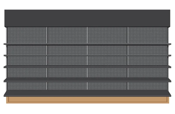 スーパー マーケットの棚。ベクトル。図 — ストックベクタ