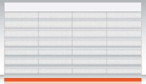 Scaffale del supermercato. Vettore. illustrazione — Vettoriale Stock