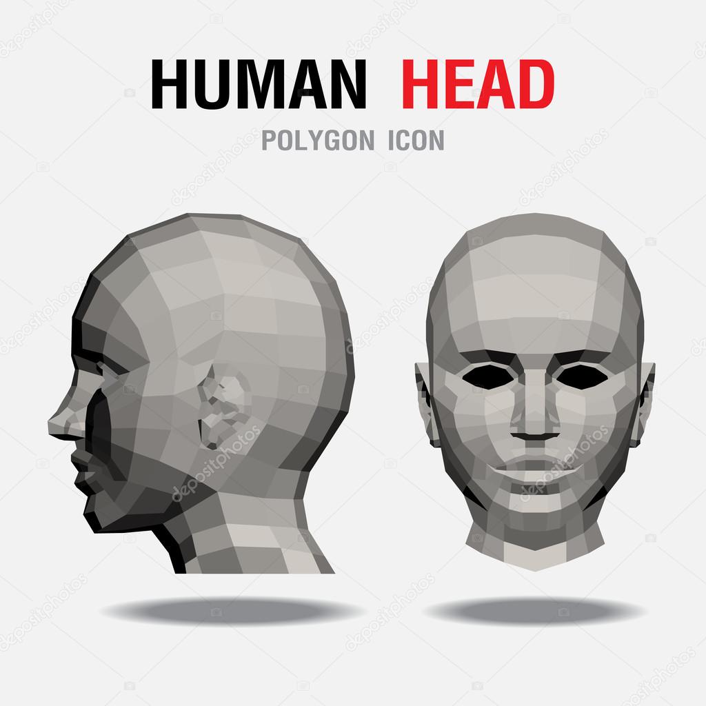 Human Polygon Head