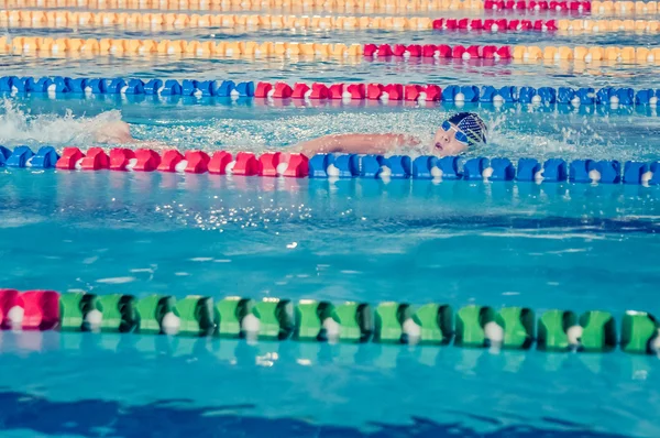 PERM REGION CHAMPIONSHIP SWIMMING — Stock Photo, Image