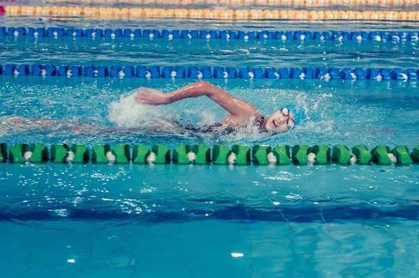 PERM REGION CHAMPIONSHIP SWIMMING — Stock Photo, Image