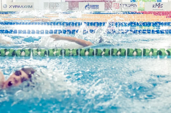 Dauerwellen-Bezirksmeisterschaft Schwimmen — Stockfoto