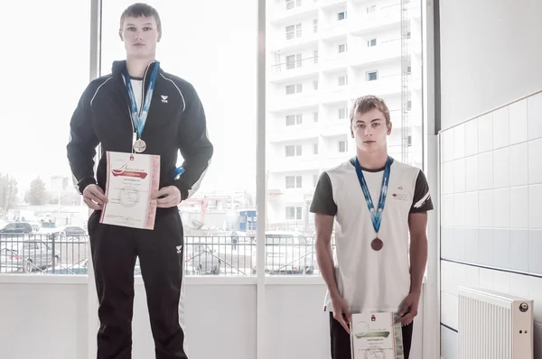 PERM REGION CHAMPIONSHIP SWIMMING — Stock Photo, Image