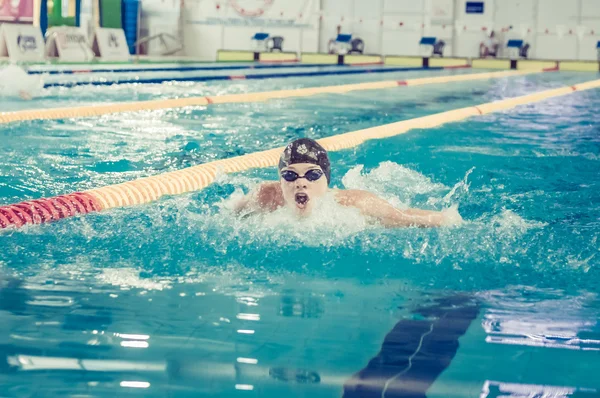 PERM REGION CHAMPIONSHIP SWIMMING — Stock Photo, Image