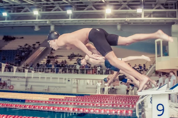 PERM REGION CHAMPIONSHIP SWIMMING — Stock Photo, Image