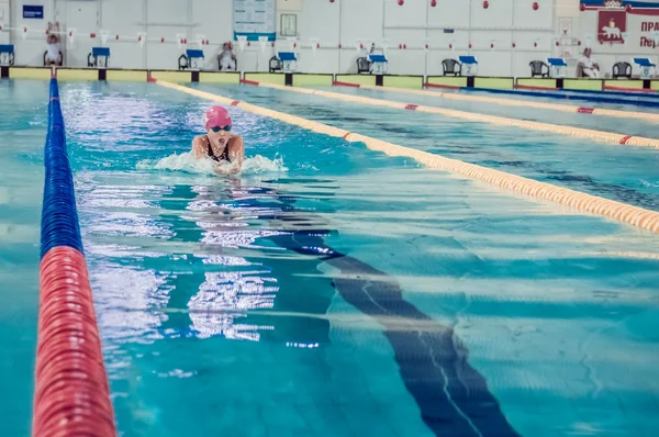 PERM REGION CHAMPIONSHIP SWIMMING — Stock Photo, Image