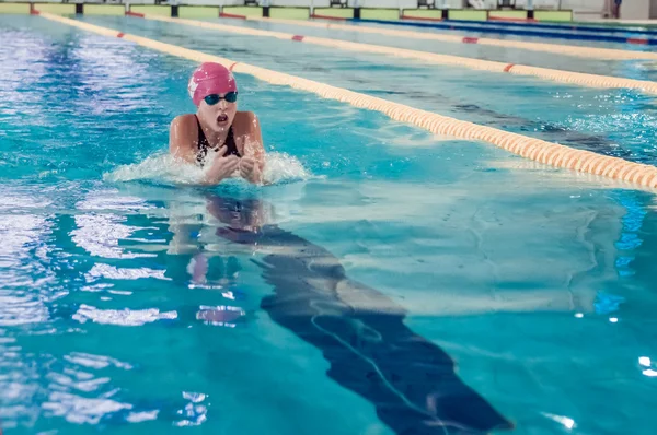 Dauerwellen-Bezirksmeisterschaft Schwimmen — Stockfoto