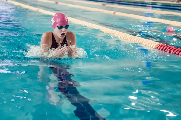 Dauerwellen-Bezirksmeisterschaft Schwimmen — Stockfoto