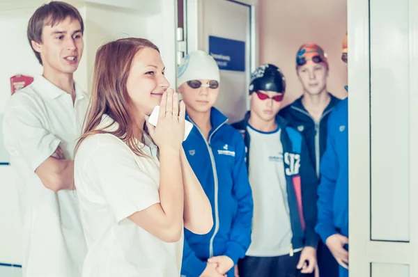 PERM REGION CHAMPIONSHIP SWIMMING — Stock Photo, Image