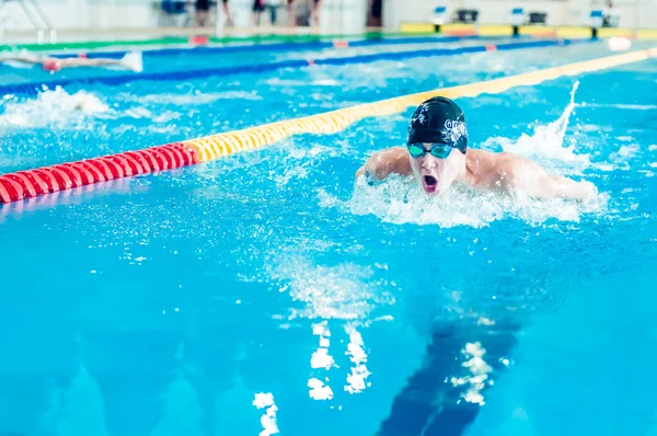 PERM REGION CHAMPIONSHIP SWIMMING — Stock Photo, Image