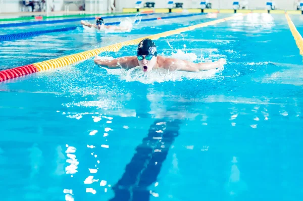 PERM REGION CHAMPIONSHIP SWIMMING — Stock Photo, Image