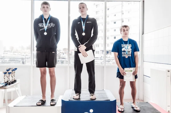 PERM REGION CHAMPIONSHIP SWIMMING — Stock Photo, Image