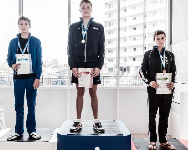 PERM REGION CHAMPIONSHIP SWIMMING — Stock Photo, Image